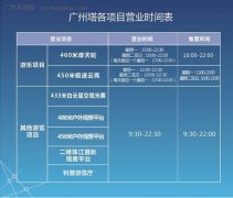 售票及旅客入塔时间为09:30-22:00